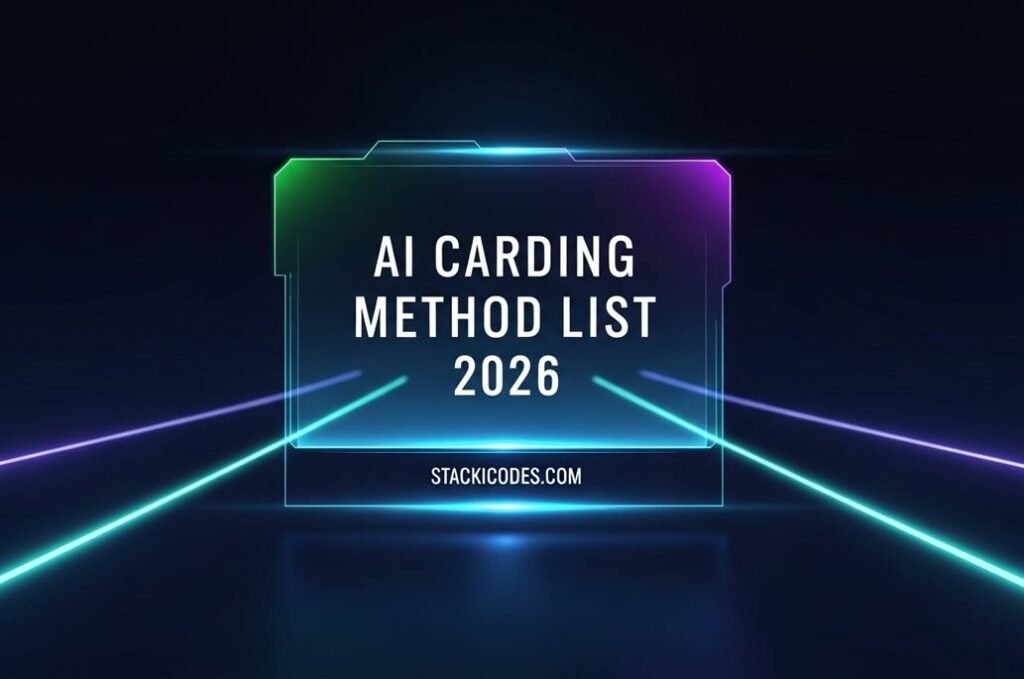 AI Carding Method List 2026