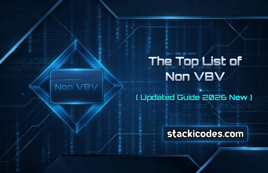 The Top List of Non VBV Cardable Sites 2026 The Top List of Non VBV