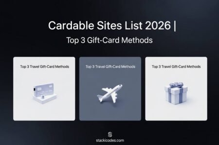 Top 3 Travel Gift-Card Carding Methods in 2026 | Cardable Sites List