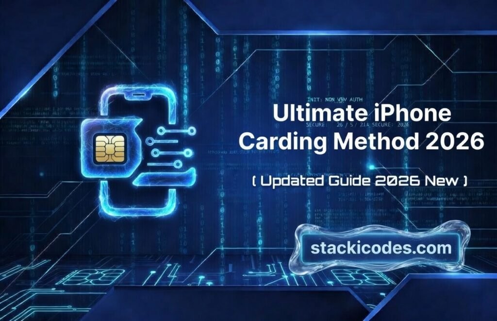 Ultimate iPhone Carding method 2026