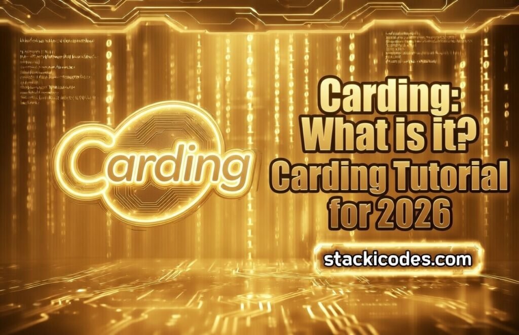 Carding: What is it? Carding Tutorial for 2026
