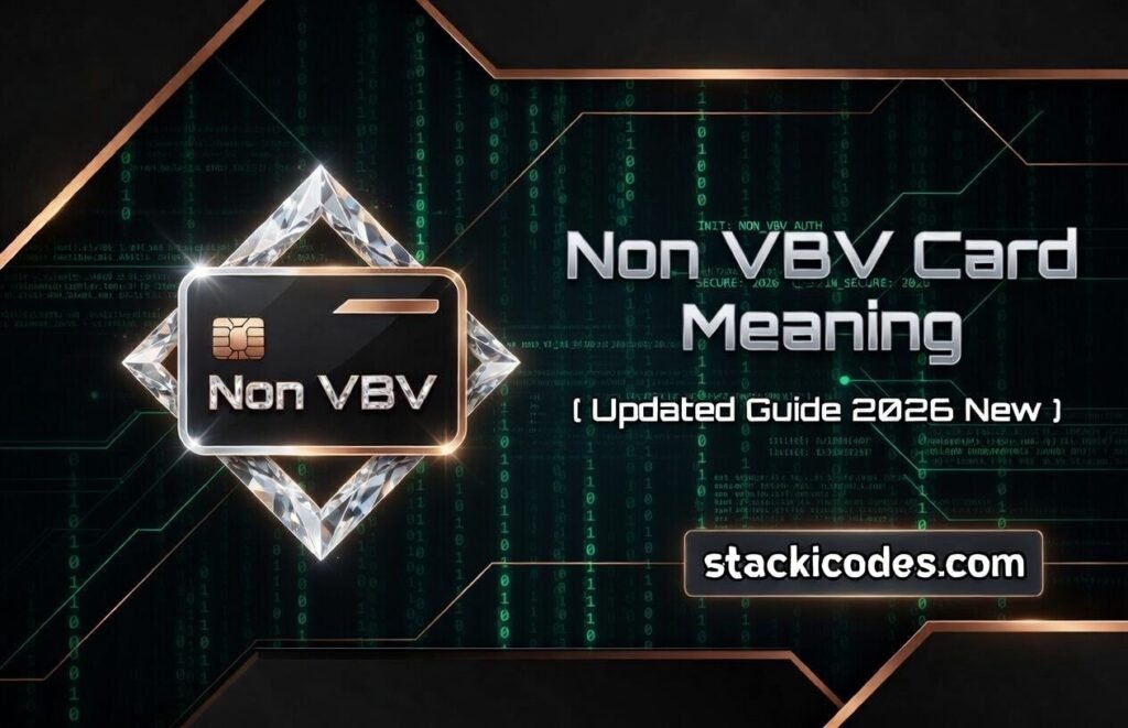 Non VBV Card Meaning [ Updated Guide 2026 New ]